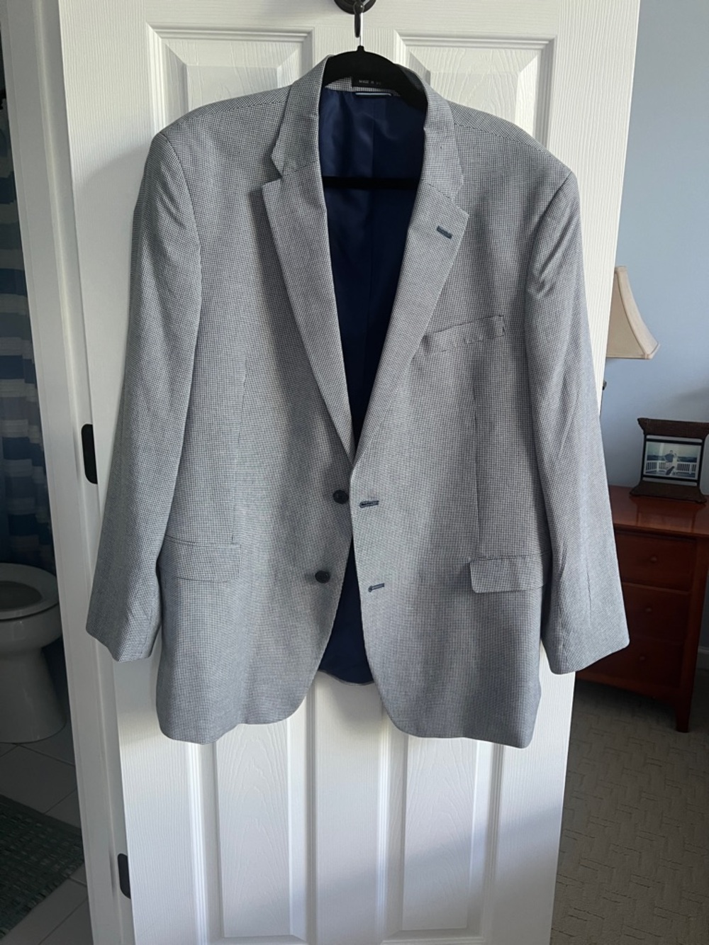Tommy Hilfiger Light Blue Blazer with Navy Lining